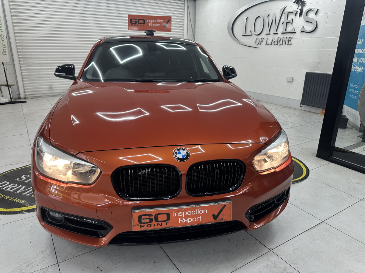2017 (JULY) BMW 118i SPORT S/S 5 DOOR — Finished in BURNT ORANGE