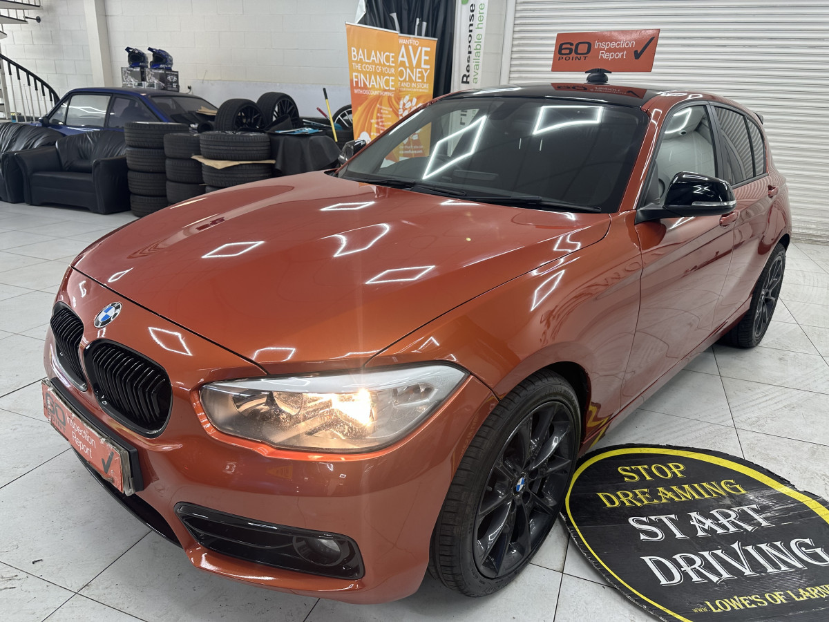 2017 (JULY) BMW 118i SPORT S/S 5 DOOR — Finished in BURNT ORANGE