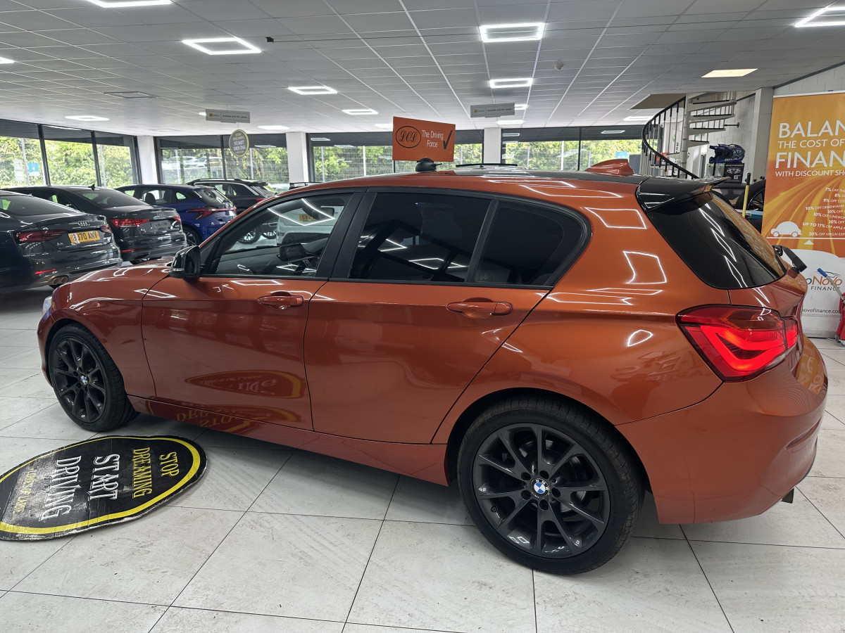 2017 (JULY) BMW 118i SPORT S/S 5 DOOR — Finished in BURNT ORANGE