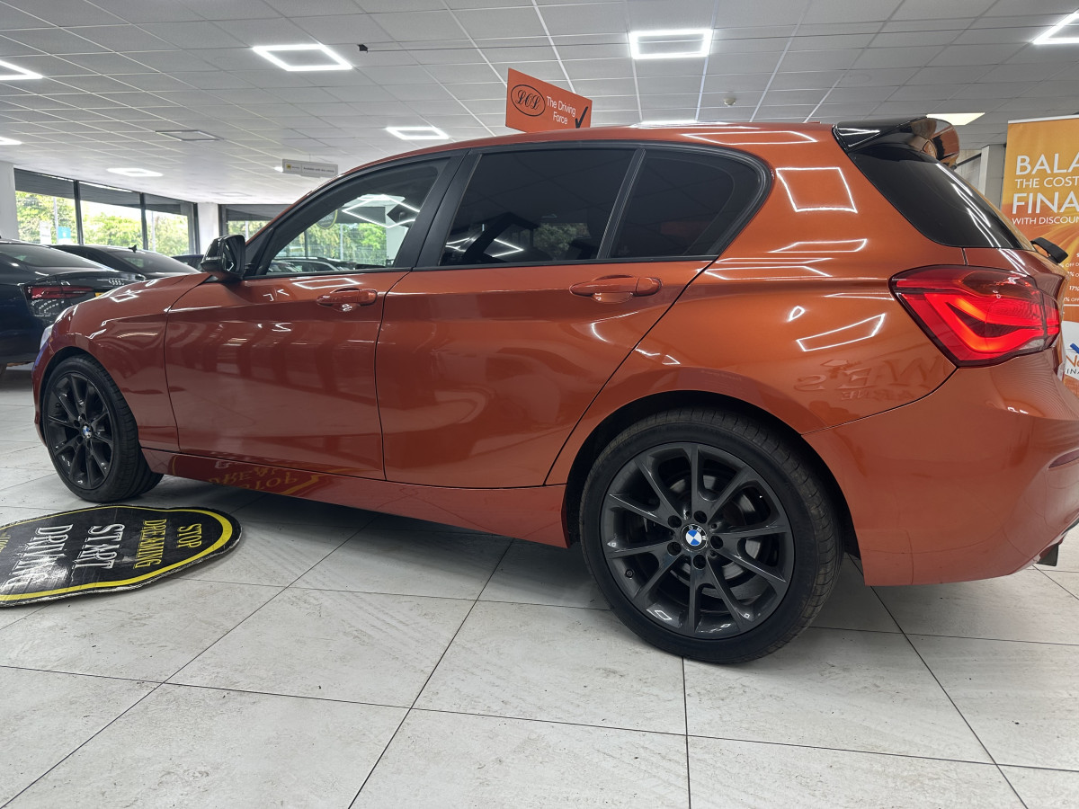 2017 (JULY) BMW 118i SPORT S/S 5 DOOR — Finished in BURNT ORANGE