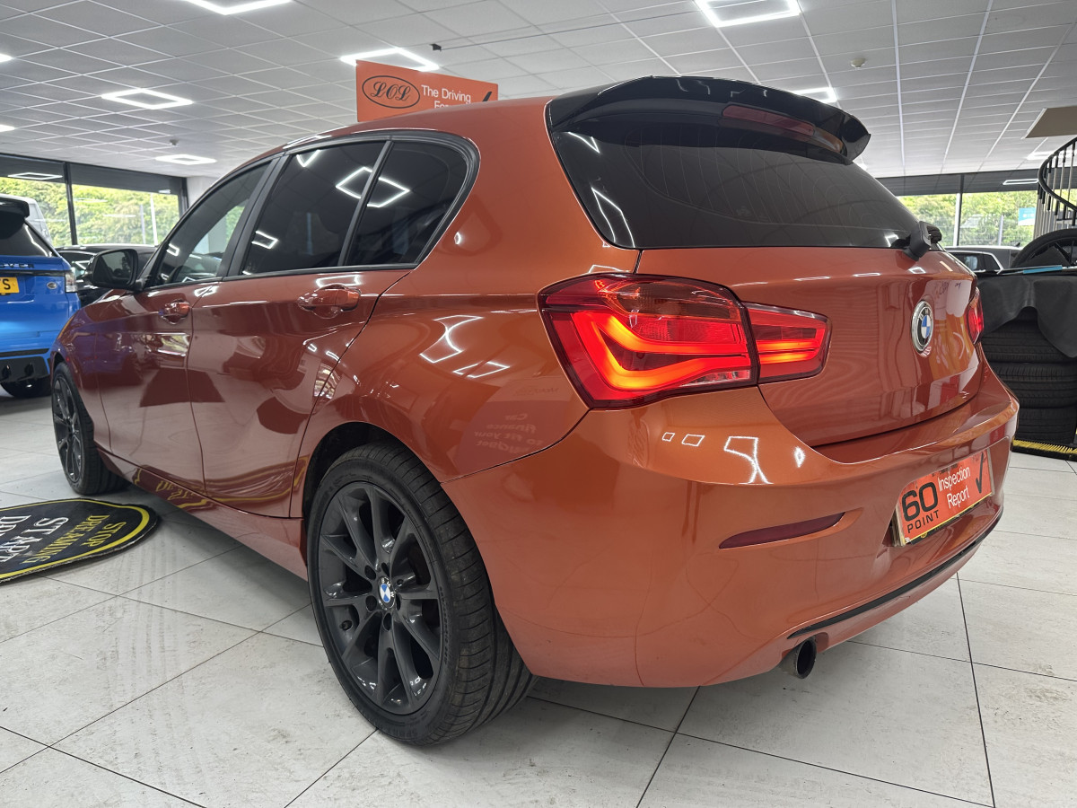 2017 (JULY) BMW 118i SPORT S/S 5 DOOR — Finished in BURNT ORANGE