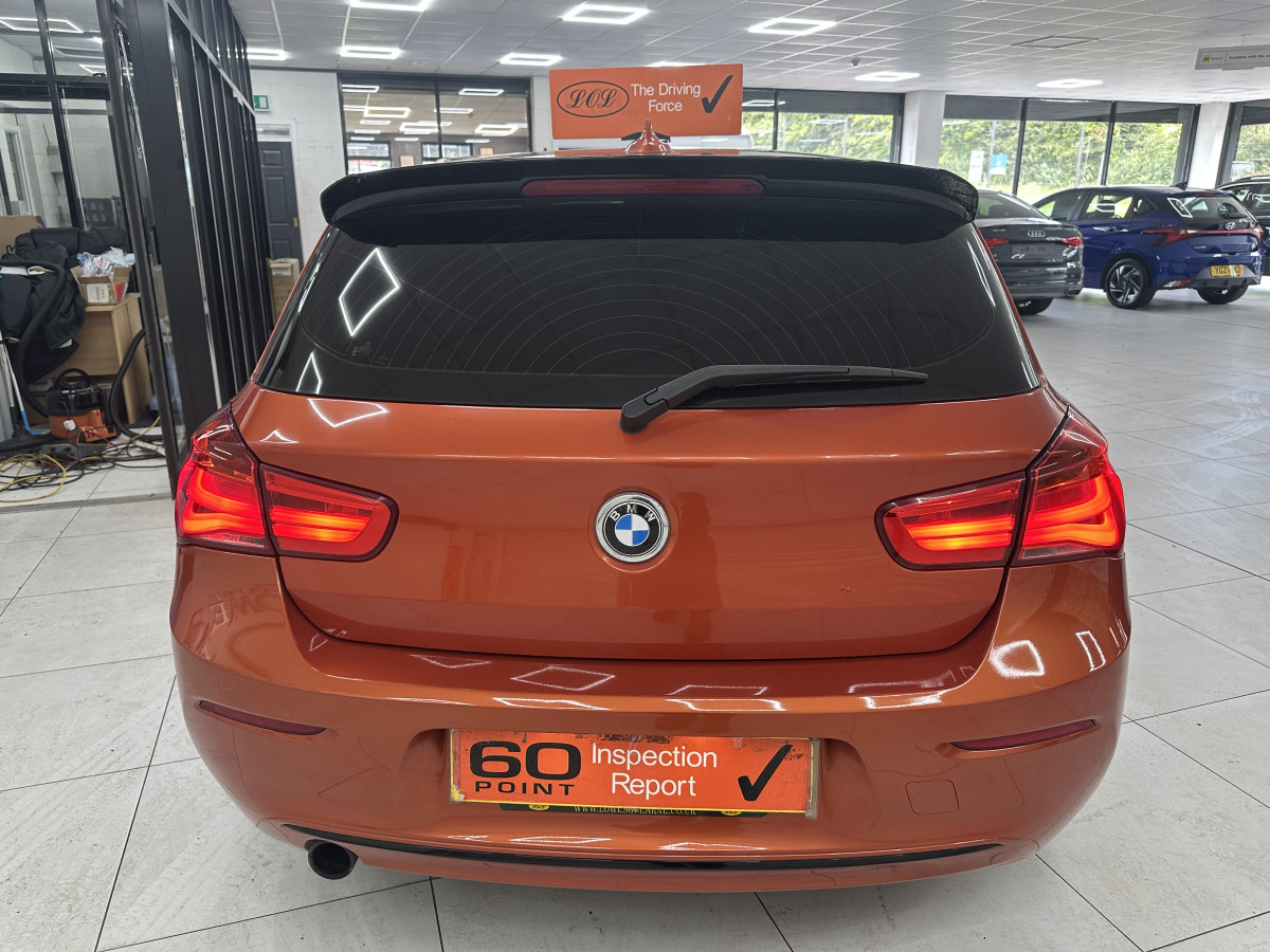 2017 (JULY) BMW 118i SPORT S/S 5 DOOR — Finished in BURNT ORANGE