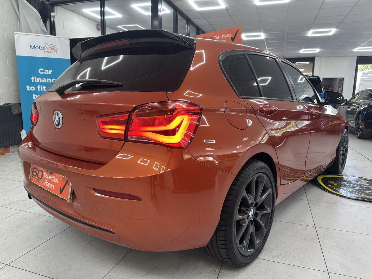 2017 (JULY) BMW 118i SPORT S/S 5 DOOR — Finished in BURNT ORANGE
