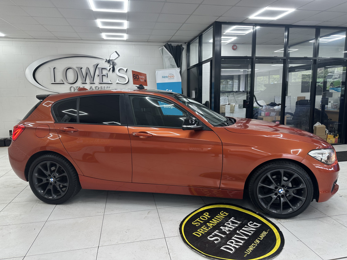 2017 (JULY) BMW 118i SPORT S/S 5 DOOR — Finished in BURNT ORANGE