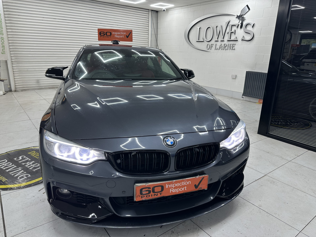 2015 BMW 420D XDRIVE M SPORT COUPE — RED LEATHER, SAT NAV and 20″ ALLOYS