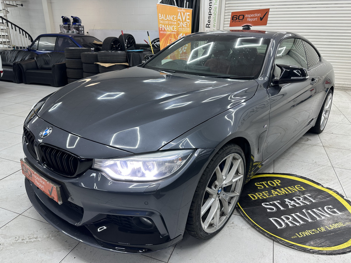 2015 BMW 420D XDRIVE M SPORT COUPE — RED LEATHER, SAT NAV and 20″ ALLOYS