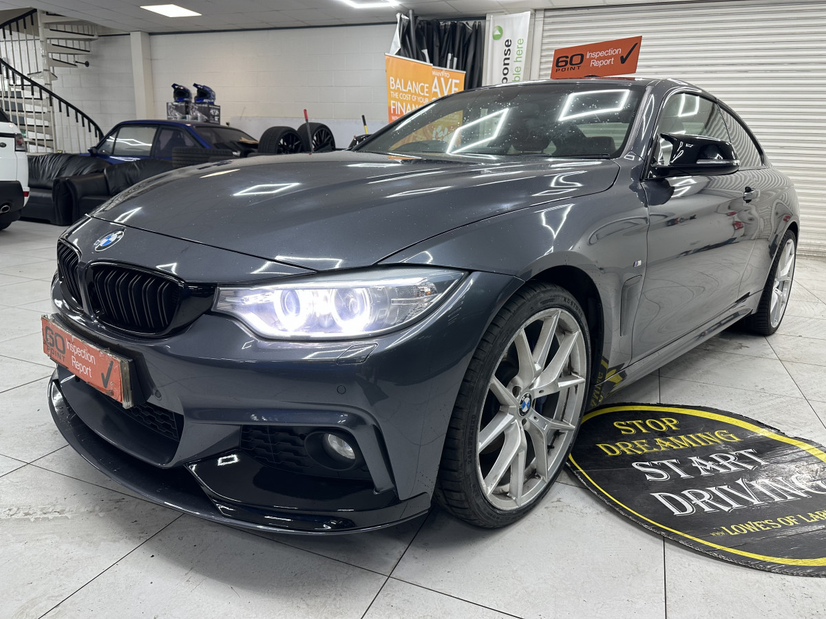 2015 BMW 420D XDRIVE M SPORT COUPE — RED LEATHER, SAT NAV and 20″ ALLOYS