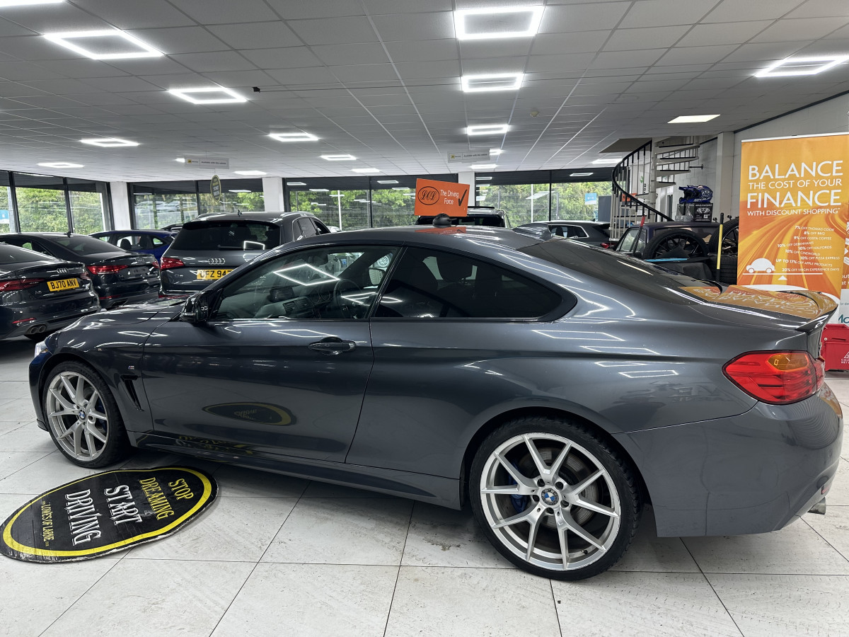 2015 BMW 420D XDRIVE M SPORT COUPE — RED LEATHER, SAT NAV and 20″ ALLOYS