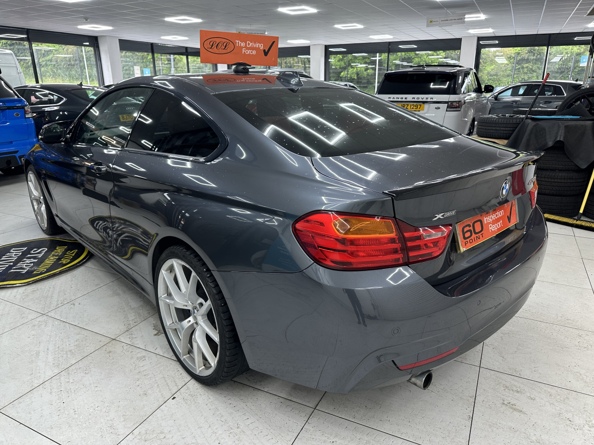 2015 BMW 420D XDRIVE M SPORT COUPE — RED LEATHER, SAT NAV and 20″ ALLOYS