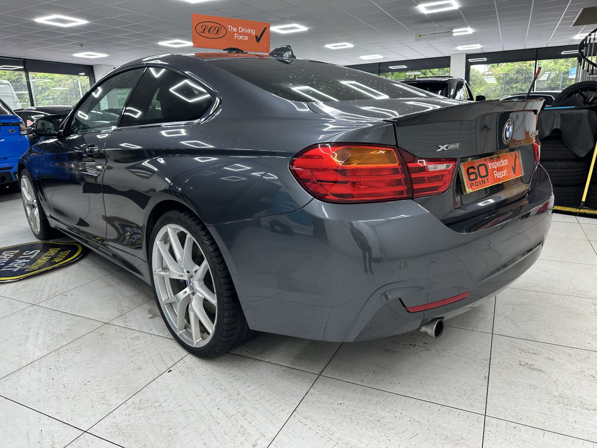 2015 BMW 420D XDRIVE M SPORT COUPE — RED LEATHER, SAT NAV and 20″ ALLOYS
