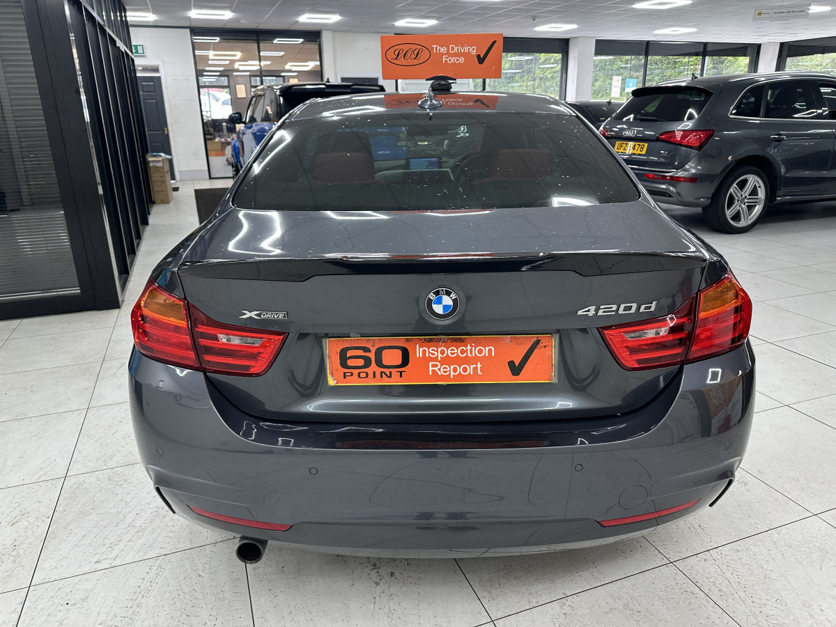 2015 BMW 420D XDRIVE M SPORT COUPE — RED LEATHER, SAT NAV and 20″ ALLOYS