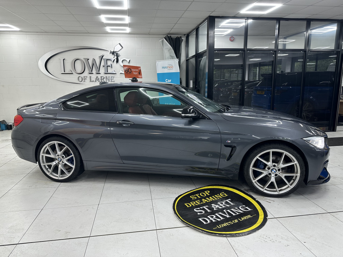 2015 BMW 420D XDRIVE M SPORT COUPE — RED LEATHER, SAT NAV and 20″ ALLOYS