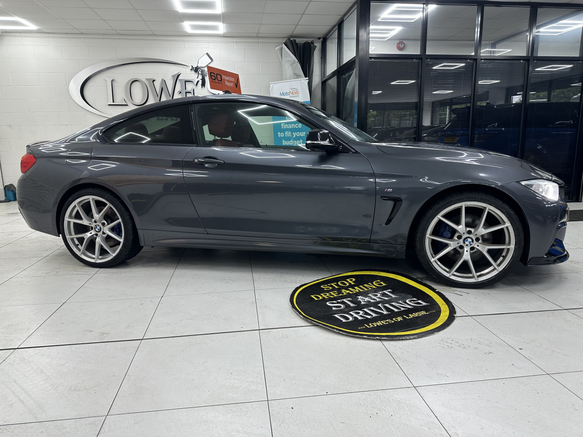 2015 BMW 420D XDRIVE M SPORT COUPE — RED LEATHER, SAT NAV and 20″ ALLOYS