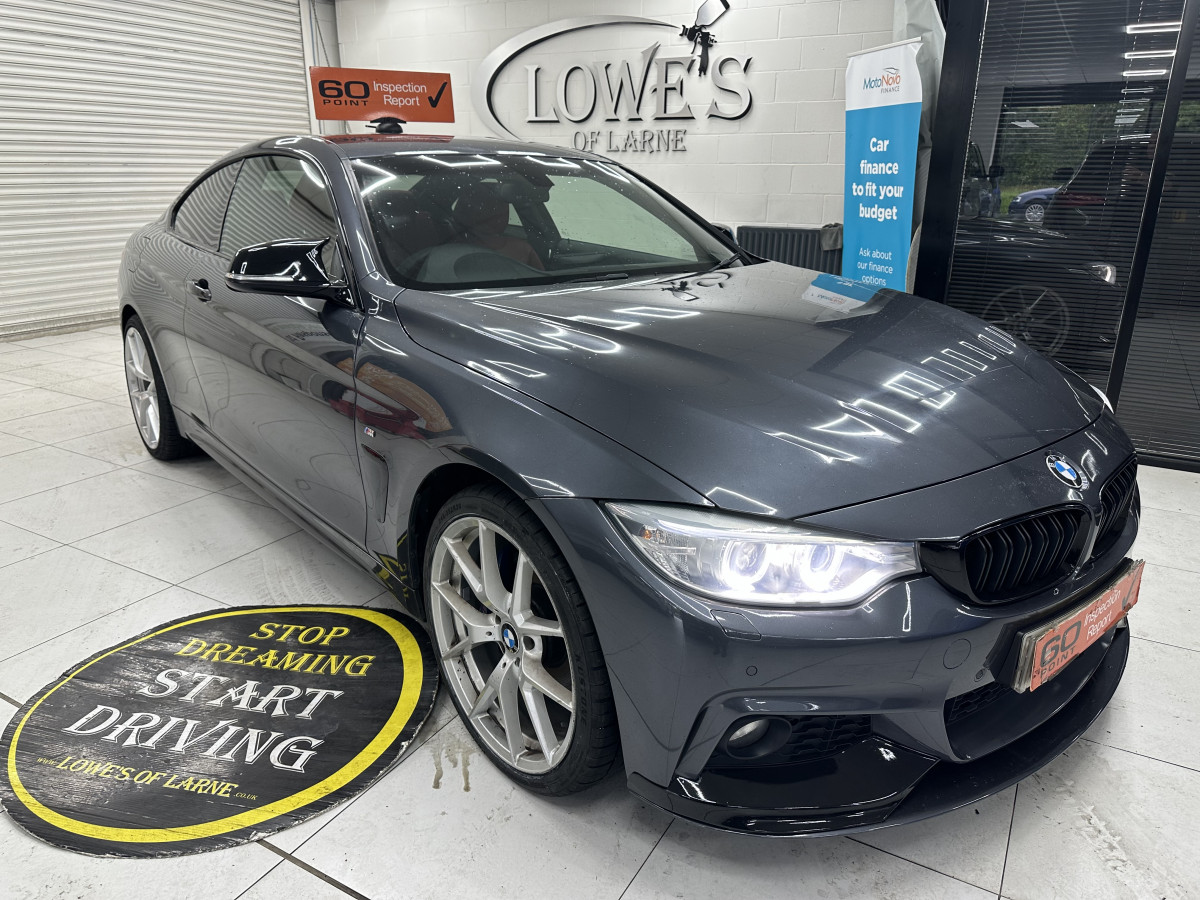 2015 BMW 420D XDRIVE M SPORT COUPE — RED LEATHER, SAT NAV and 20″ ALLOYS