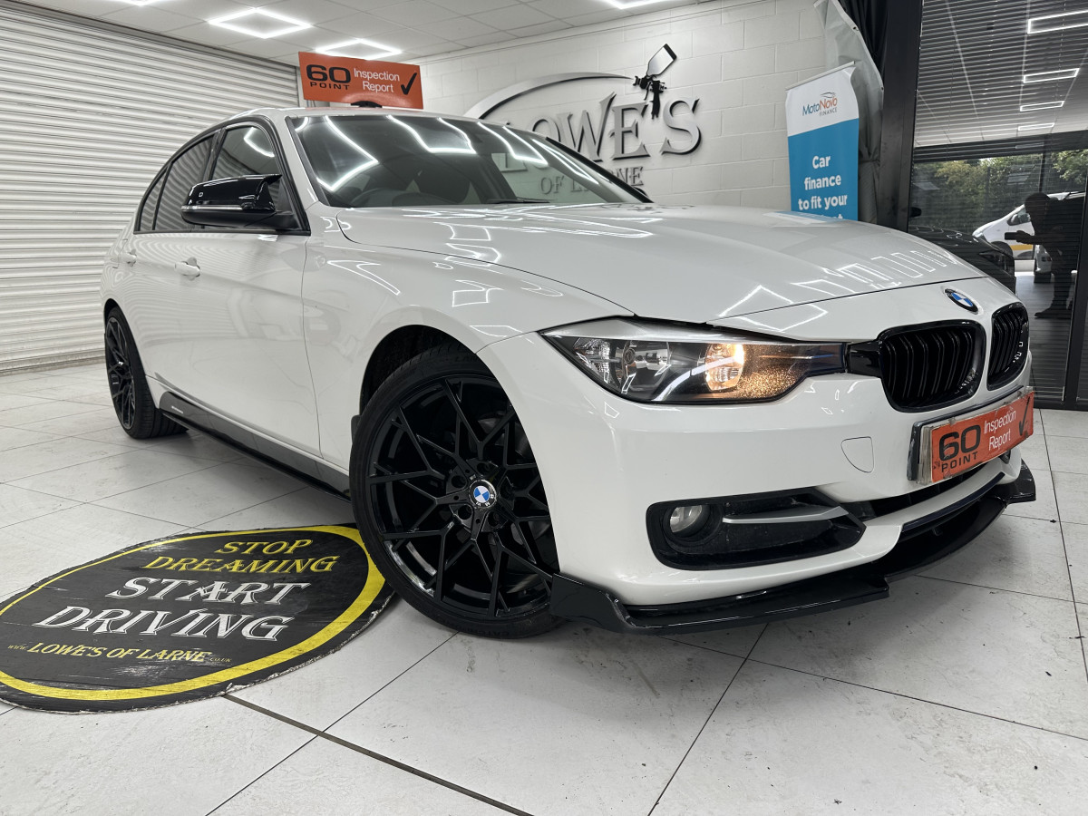 2015 (MARCH) BMW 320D SPORT  — BLACK SPORTS TRIM — ONLY 89,000 MILES