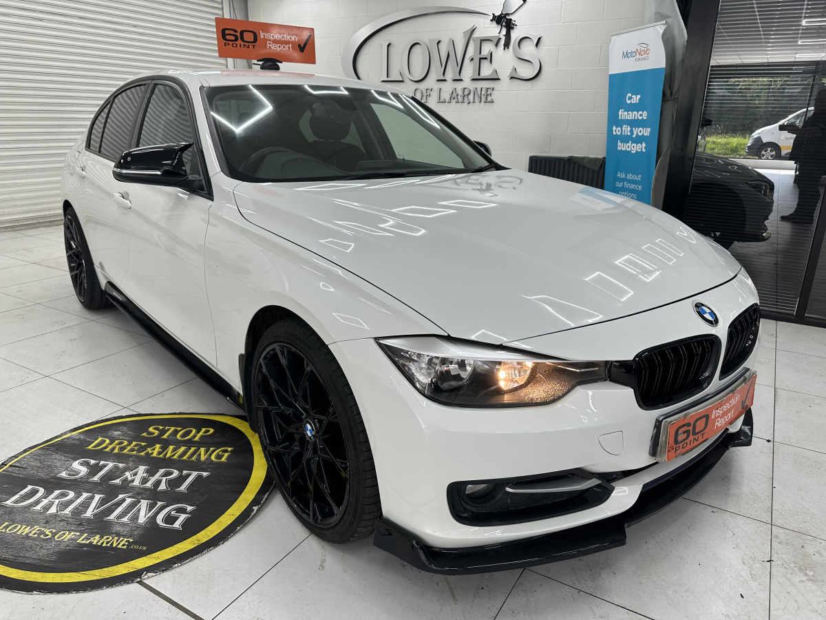 2015 (MARCH) BMW 320D SPORT  — BLACK SPORTS TRIM — ONLY 89,000 MILES