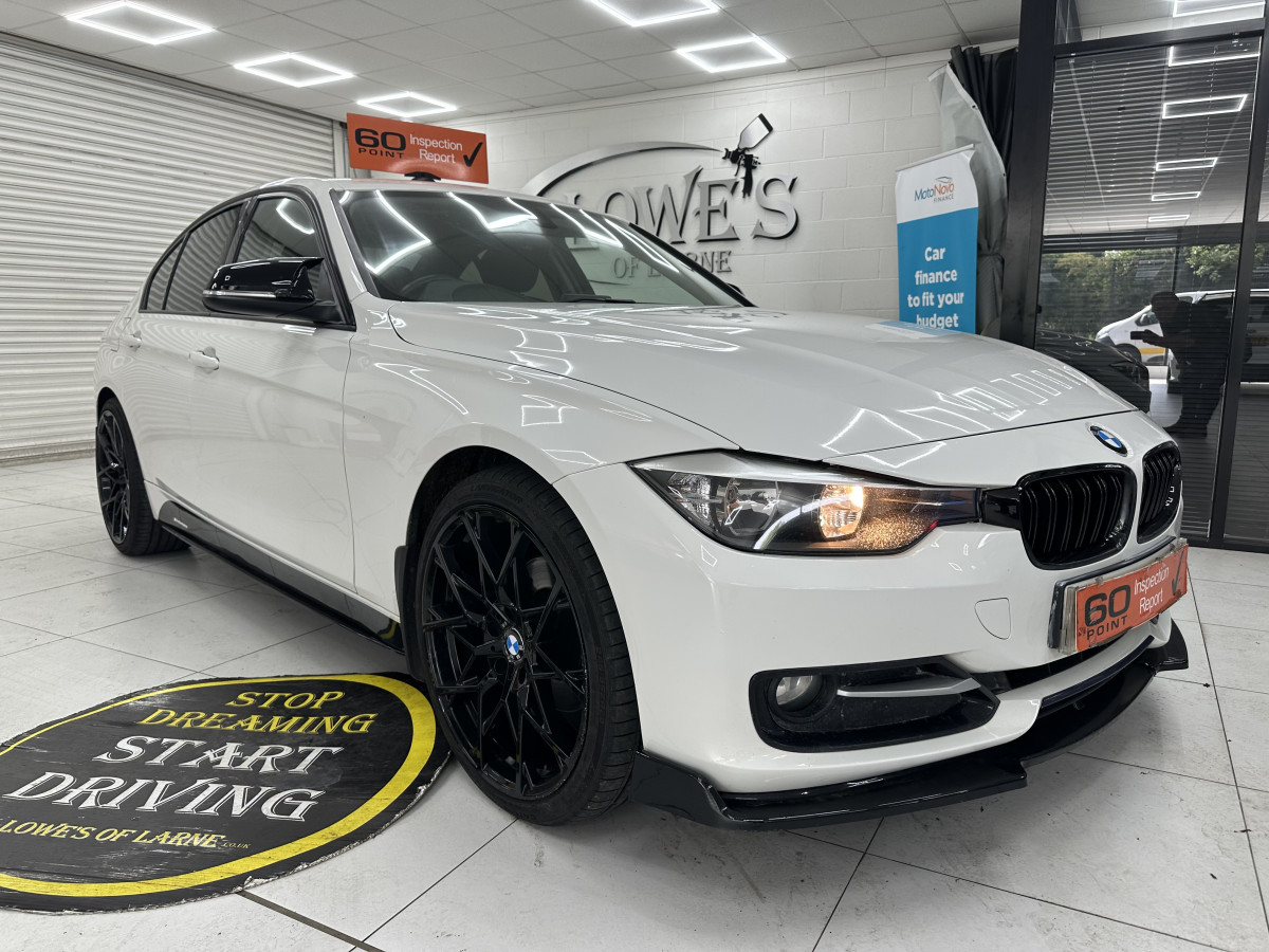 2015 (MARCH) BMW 320D SPORT  — BLACK SPORTS TRIM — ONLY 89,000 MILES