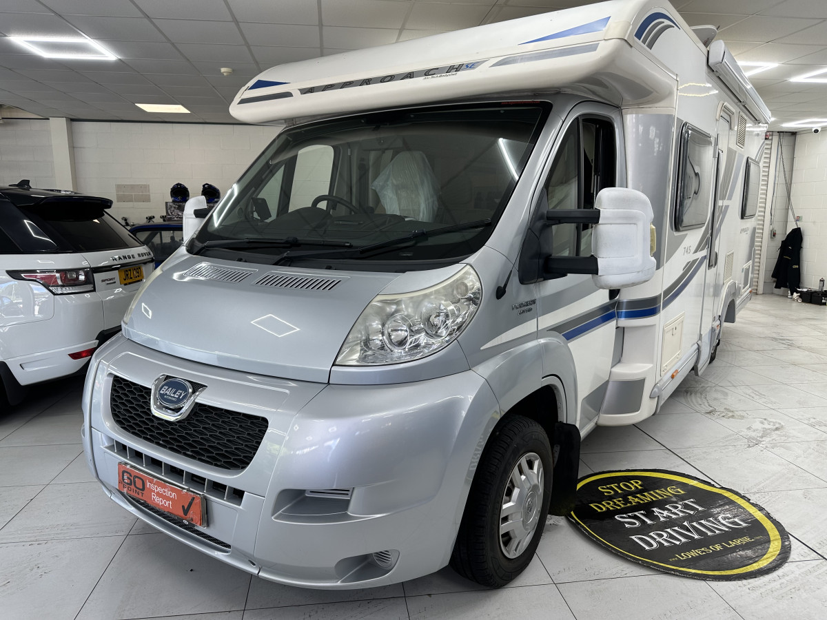 2012 PEUGEOT BOXER 2.2 HDi BAILEY APPROACH 745 MOTORHOME with ONLY 26,000 MILES (REAR FIX FRENCH BED LAYOUT)