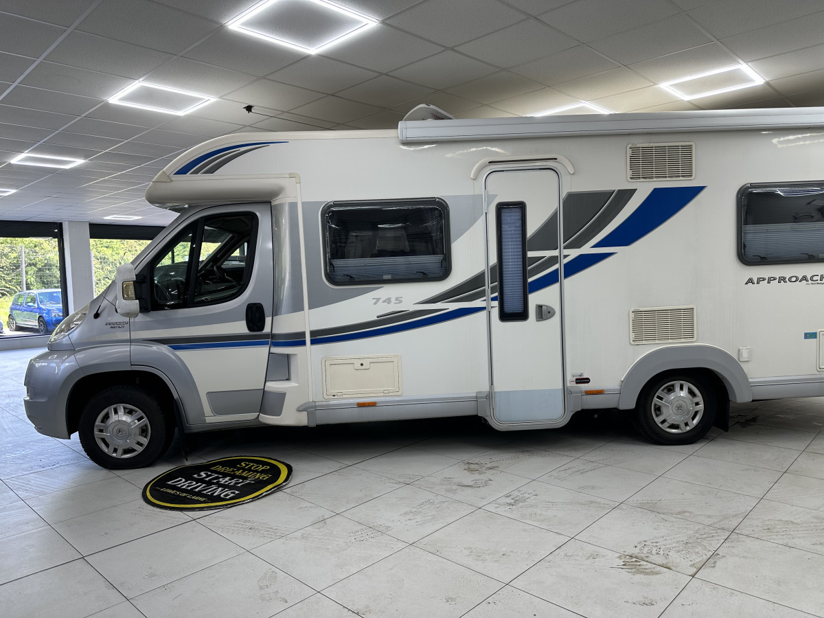 2012 PEUGEOT BOXER 2.2 HDi BAILEY APPROACH 745 MOTORHOME with ONLY 26,000 MILES (REAR FIX FRENCH BED LAYOUT)