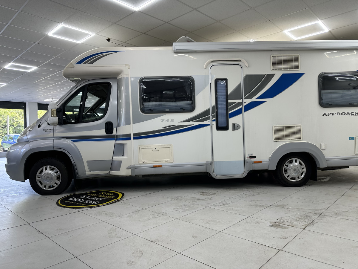 2012 PEUGEOT BOXER 2.2 HDi BAILEY APPROACH 745 MOTORHOME with ONLY 26,000 MILES (REAR FIX FRENCH BED LAYOUT)
