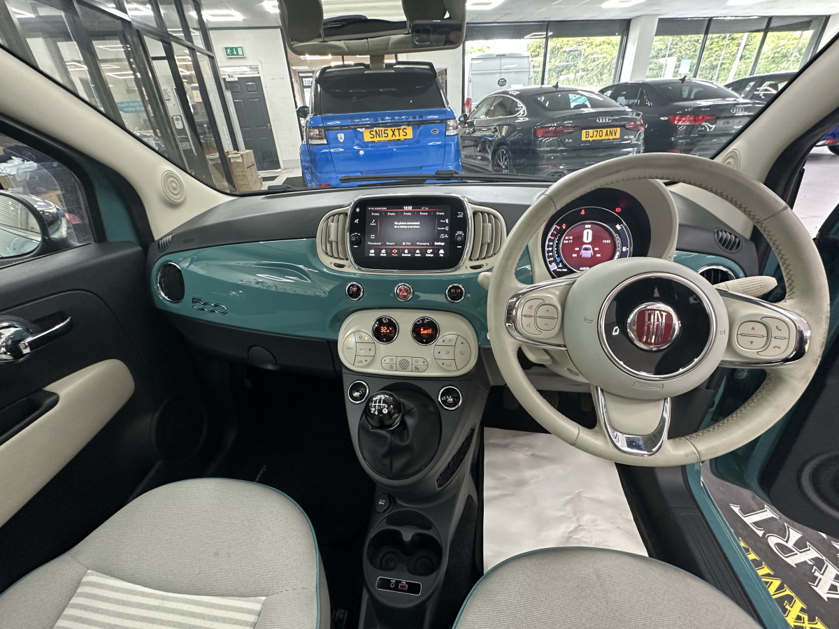 2017 (JULY) FIAT 500 1.2 ANNIVERSARIO LIMITED EDITION with ONLY 44,000 MILES — FULLY LOADED