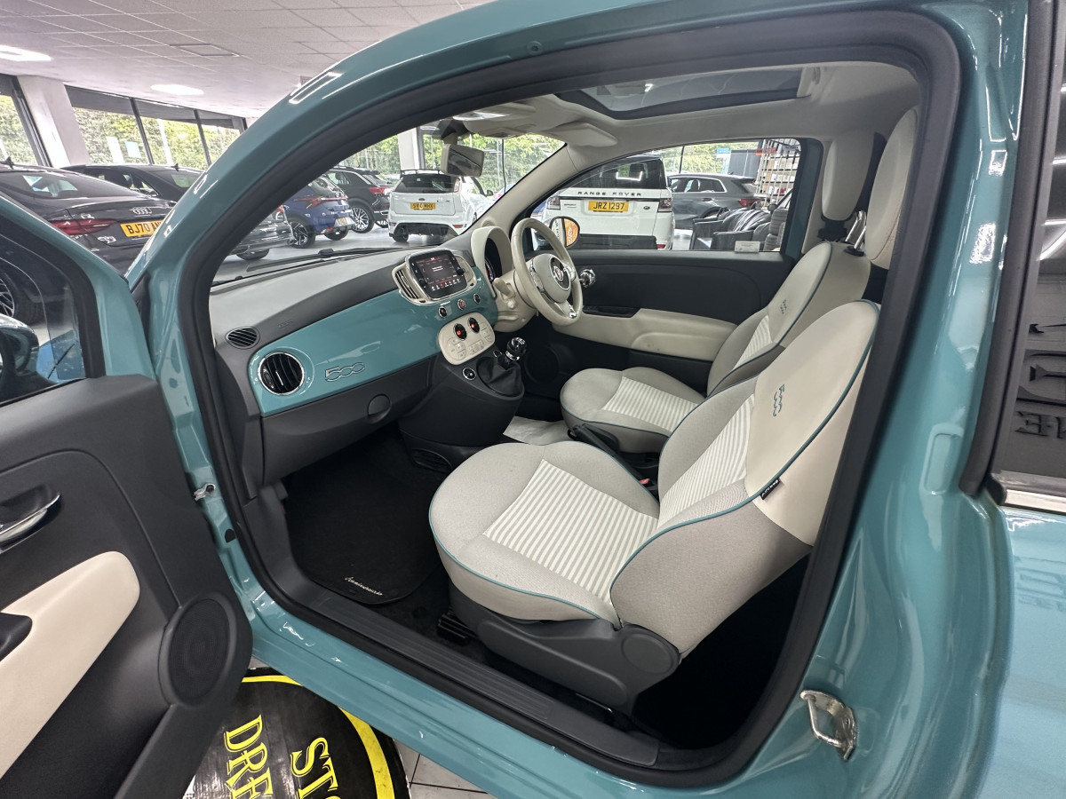 2017 (JULY) FIAT 500 1.2 ANNIVERSARIO LIMITED EDITION with ONLY 44,000 MILES — FULLY LOADED
