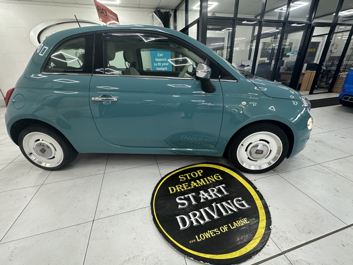 2017 (JULY) FIAT 500 1.2 ANNIVERSARIO LIMITED EDITION with ONLY 44,000 MILES — FULLY LOADED