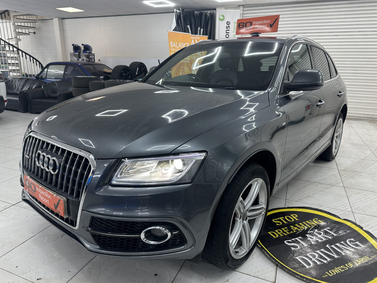 2014 (NOV) AUDI Q5 2.0 TDi S LINE PLUS QUATTRO AUTOMATIC with BLACK LEATHER