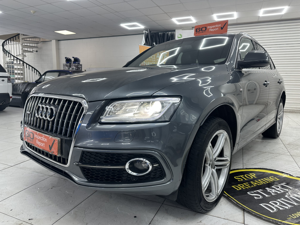 2014 (NOV) AUDI Q5 2.0 TDi S LINE PLUS QUATTRO AUTOMATIC with BLACK LEATHER