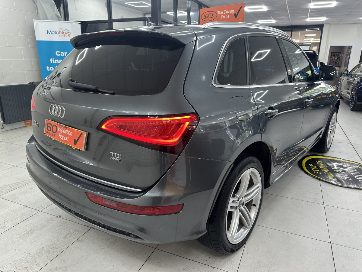 2014 (NOV) AUDI Q5 2.0 TDi S LINE PLUS QUATTRO AUTOMATIC with BLACK LEATHER