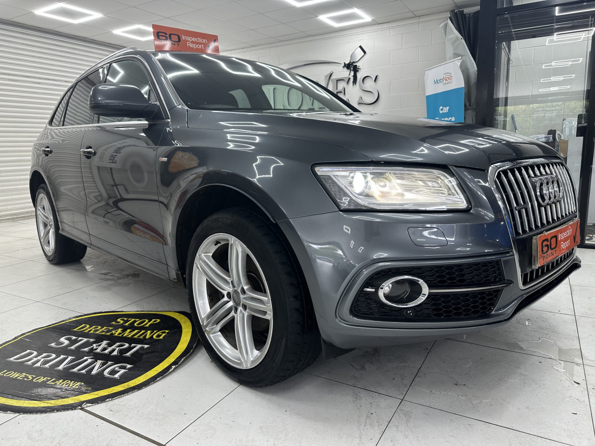2014 (NOV) AUDI Q5 2.0 TDi S LINE PLUS QUATTRO AUTOMATIC with BLACK LEATHER