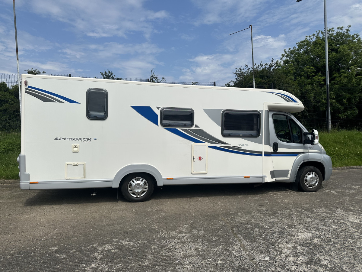 2012 PEUGEOT BOXER 2.2 HDi BAILEY APPROACH 745 MOTORHOME with ONLY 26,000 MILES (REAR FIX FRENCH BED LAYOUT)