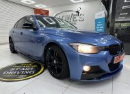 2013 (SEPT) BMW 318D SPORT AUTOMATIC — BLACK LEATHER SPORTS TRIM and FULL BODY KIT
