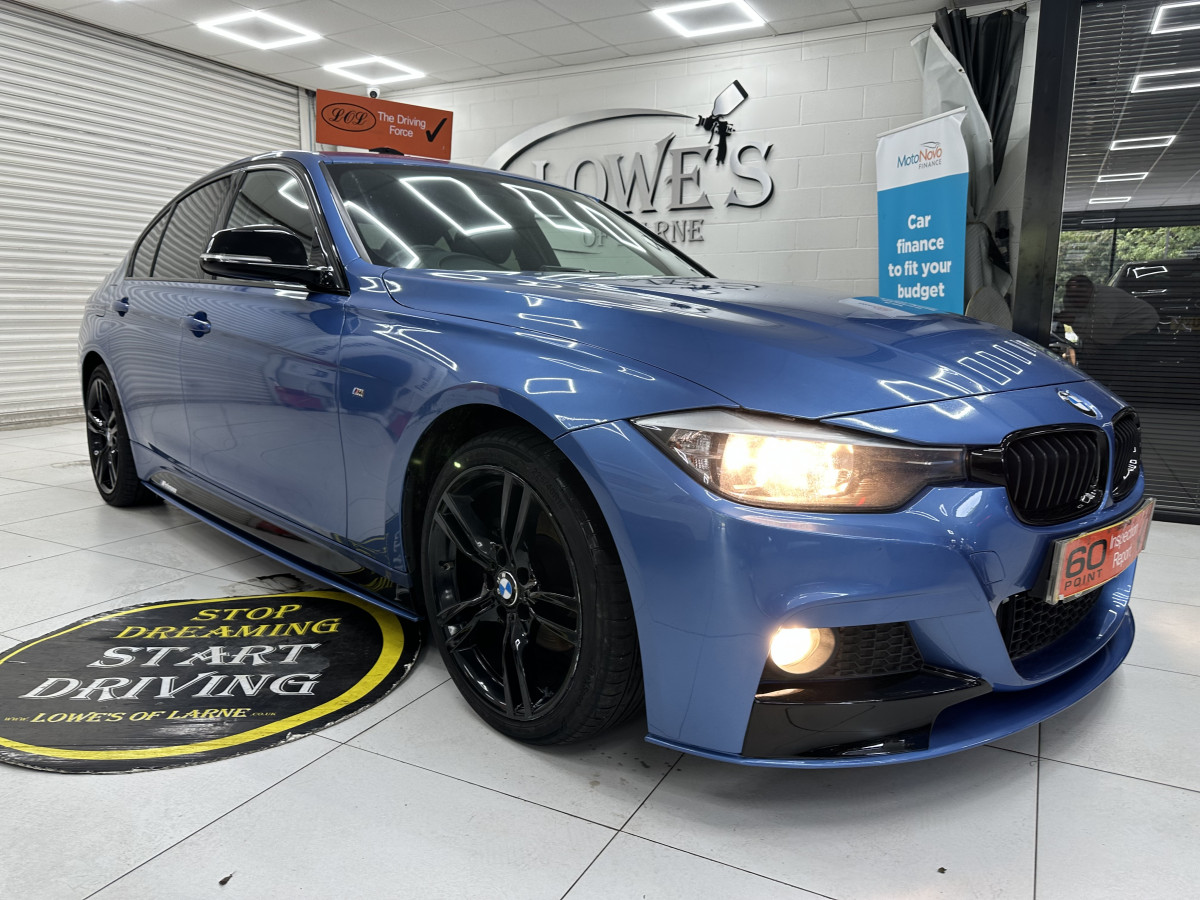 2013 (SEPT) BMW 318D SPORT AUTOMATIC — BLACK LEATHER SPORTS TRIM and FULL BODY KIT
