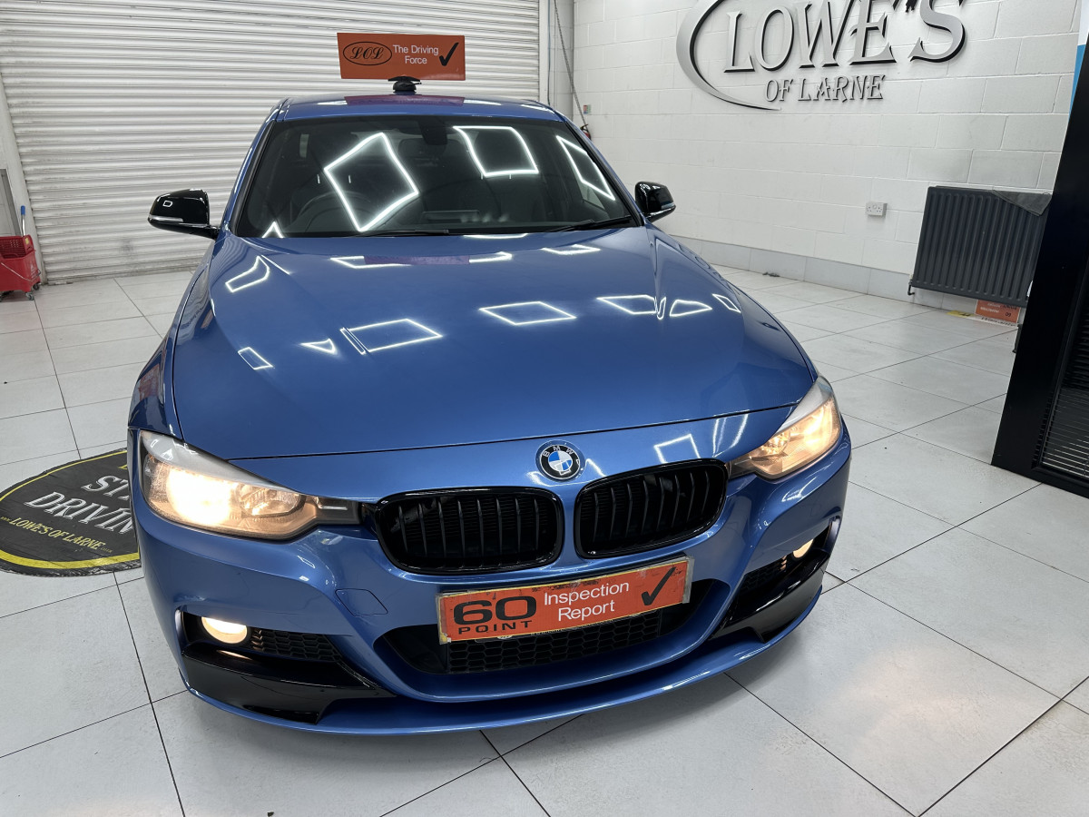 2013 (SEPT) BMW 318D SPORT AUTOMATIC — BLACK LEATHER SPORTS TRIM and FULL BODY KIT