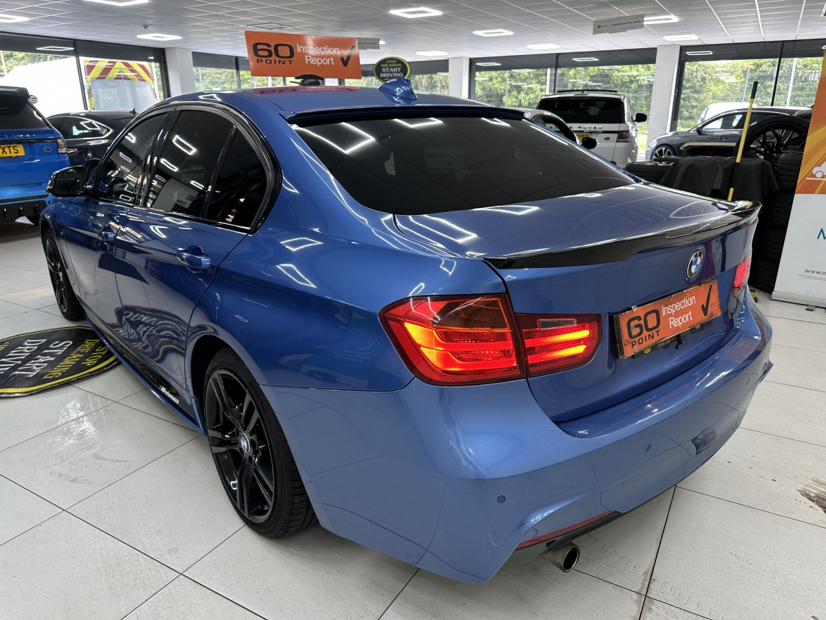 2013 (SEPT) BMW 318D SPORT AUTOMATIC — BLACK LEATHER SPORTS TRIM and FULL BODY KIT