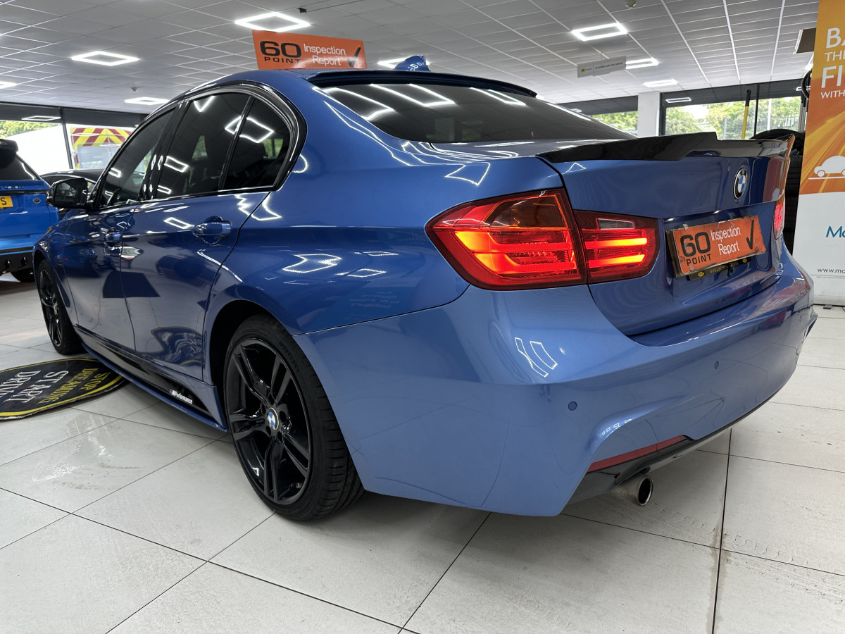 2013 (SEPT) BMW 318D SPORT AUTOMATIC — BLACK LEATHER SPORTS TRIM and FULL BODY KIT