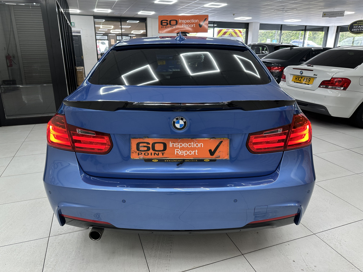 2013 (SEPT) BMW 318D SPORT AUTOMATIC — BLACK LEATHER SPORTS TRIM and FULL BODY KIT