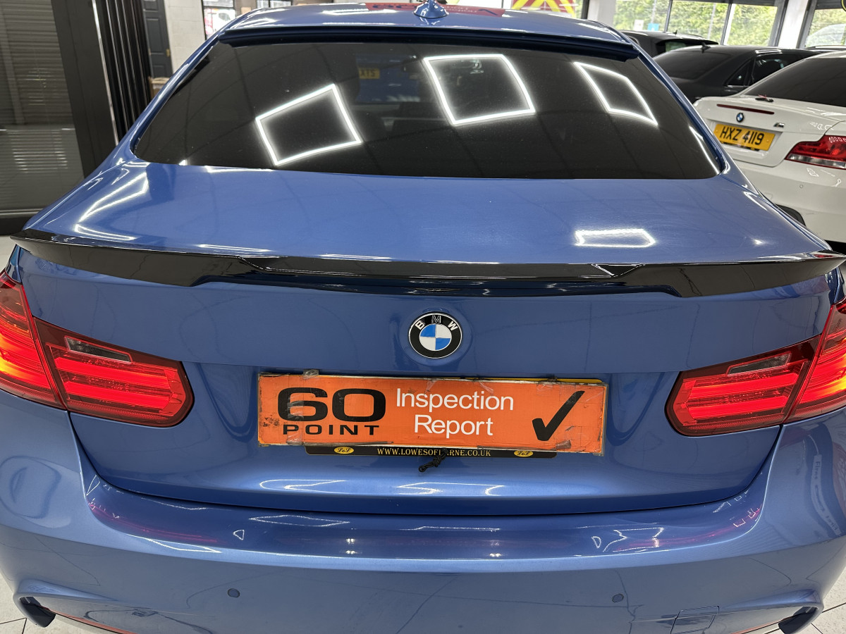 2013 (SEPT) BMW 318D SPORT AUTOMATIC — BLACK LEATHER SPORTS TRIM and FULL BODY KIT