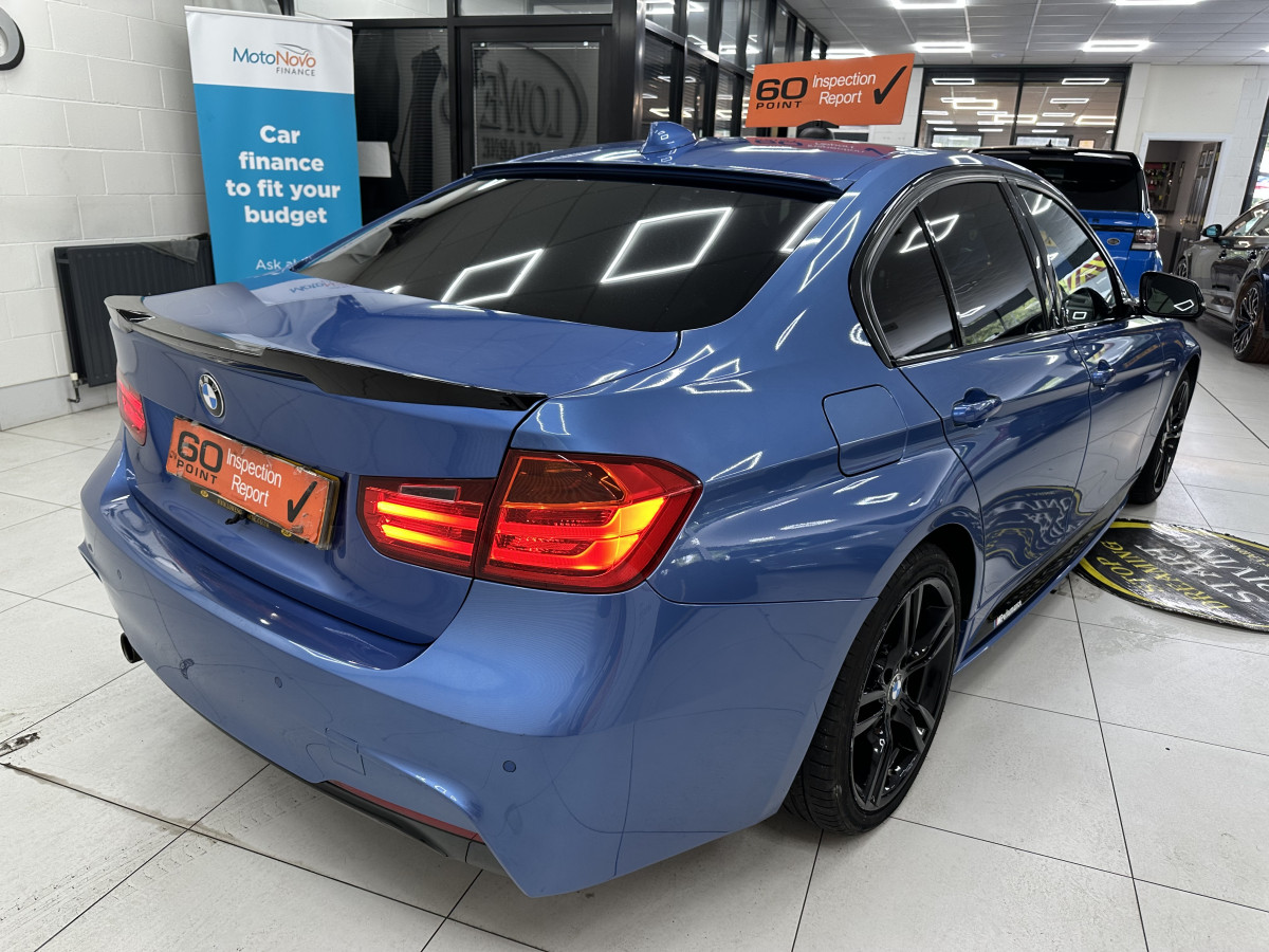 2013 (SEPT) BMW 318D SPORT AUTOMATIC — BLACK LEATHER SPORTS TRIM and FULL BODY KIT
