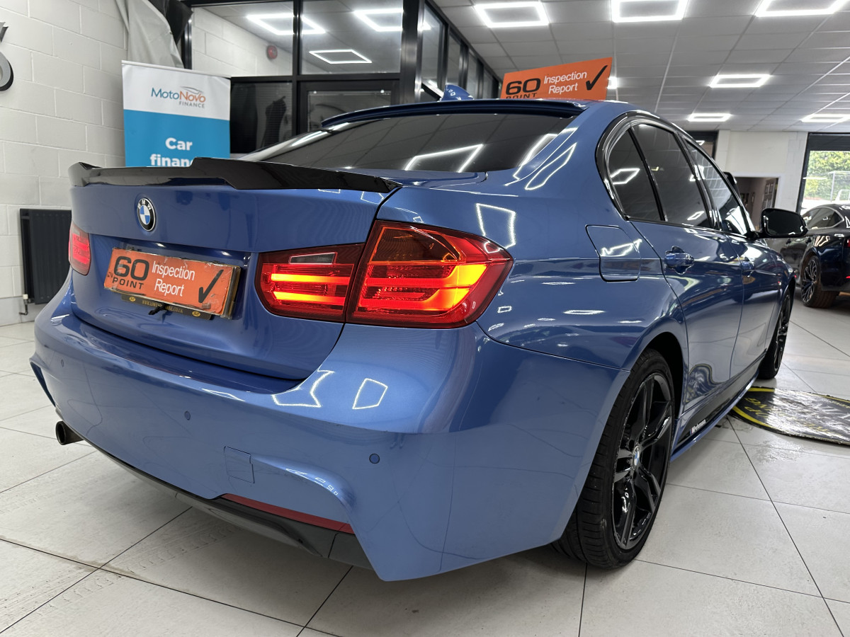 2013 (SEPT) BMW 318D SPORT AUTOMATIC — BLACK LEATHER SPORTS TRIM and FULL BODY KIT