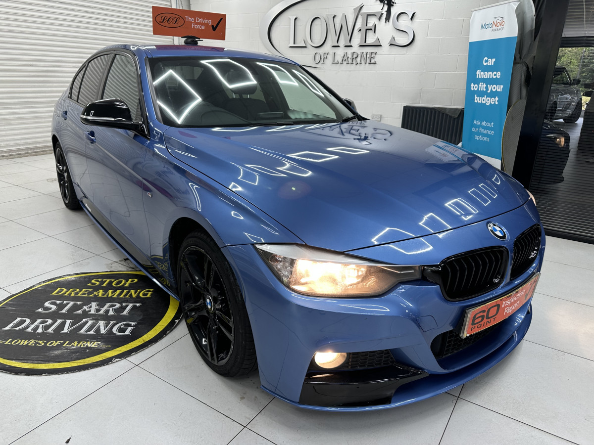 2013 (SEPT) BMW 318D SPORT AUTOMATIC — BLACK LEATHER SPORTS TRIM and FULL BODY KIT