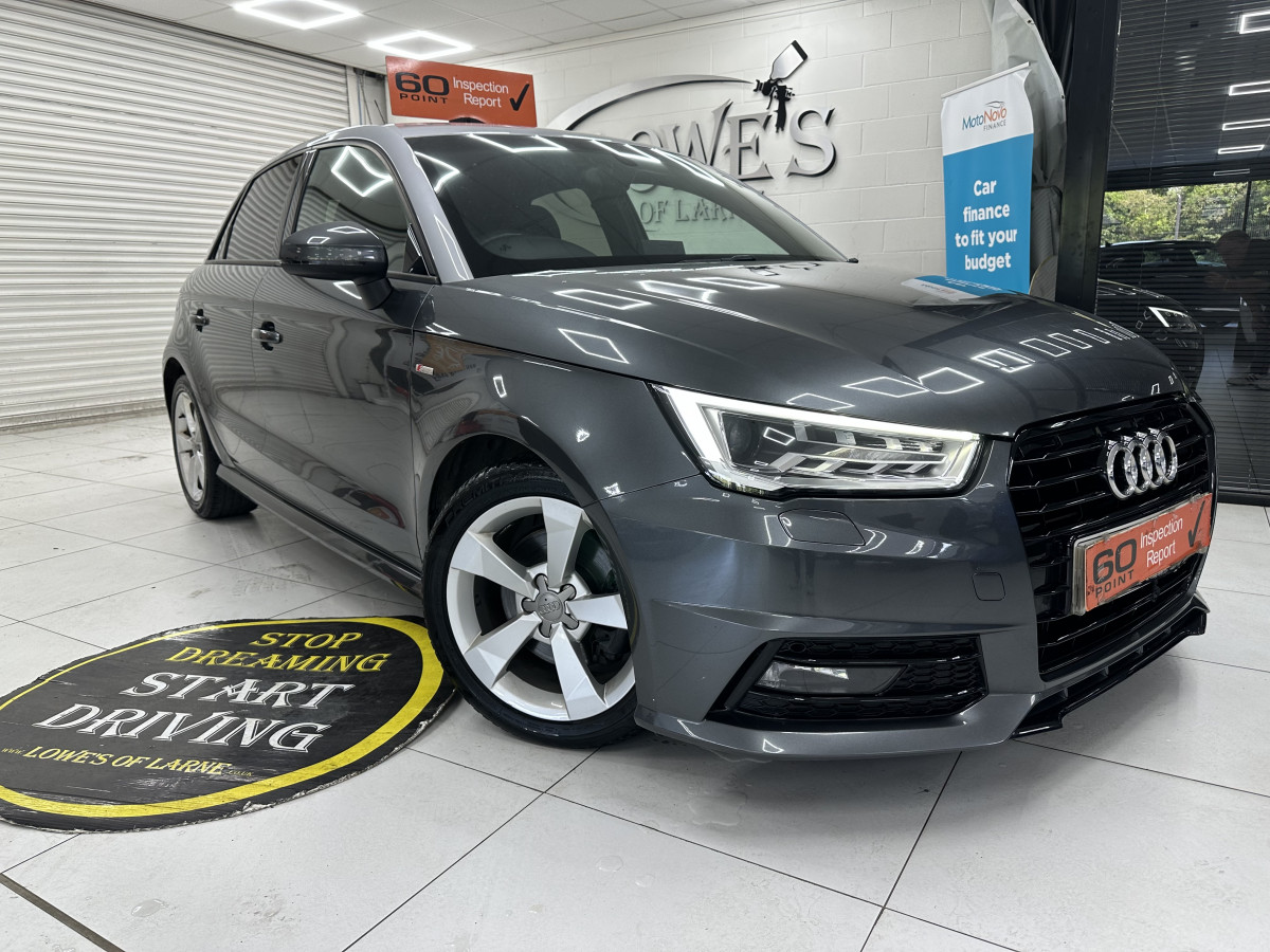 2017 (DEC) AUDI A1 1.6 TDi S LINE BLACK EDITION AUTOMATIC with BLACK LEATHER