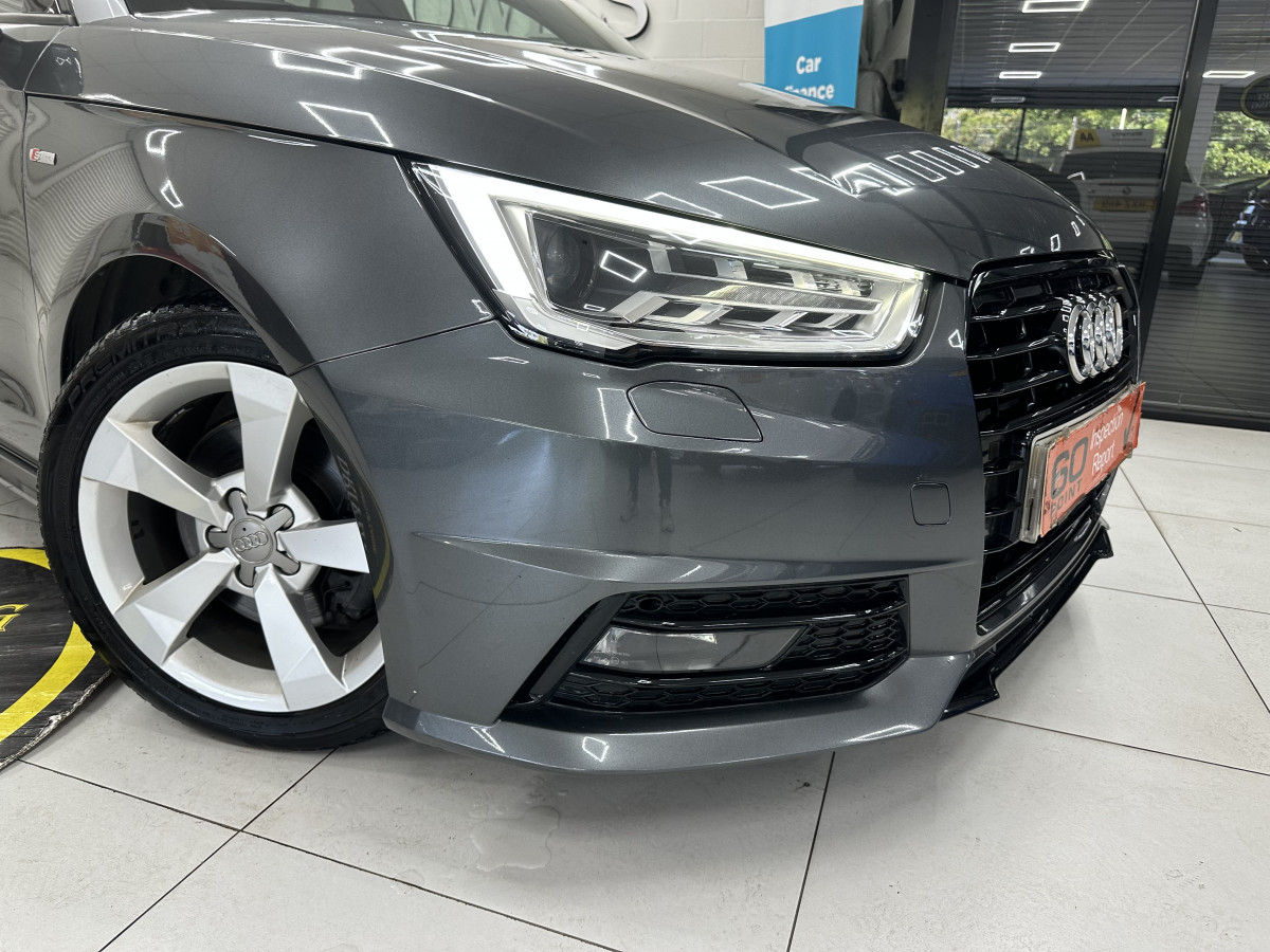 2017 (DEC) AUDI A1 1.6 TDi S LINE BLACK EDITION AUTOMATIC with BLACK LEATHER