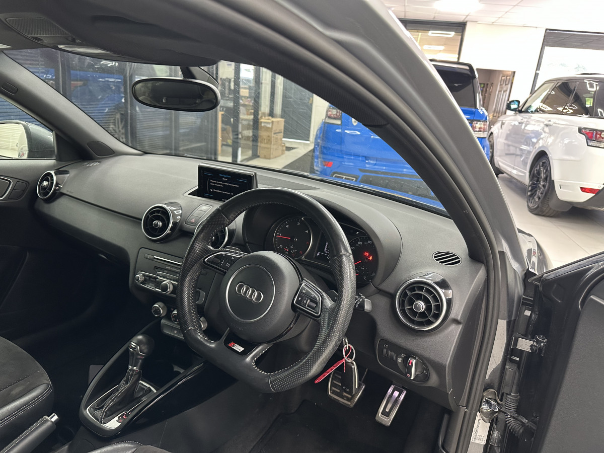 2017 (DEC) AUDI A1 1.6 TDi S LINE BLACK EDITION AUTOMATIC with BLACK LEATHER