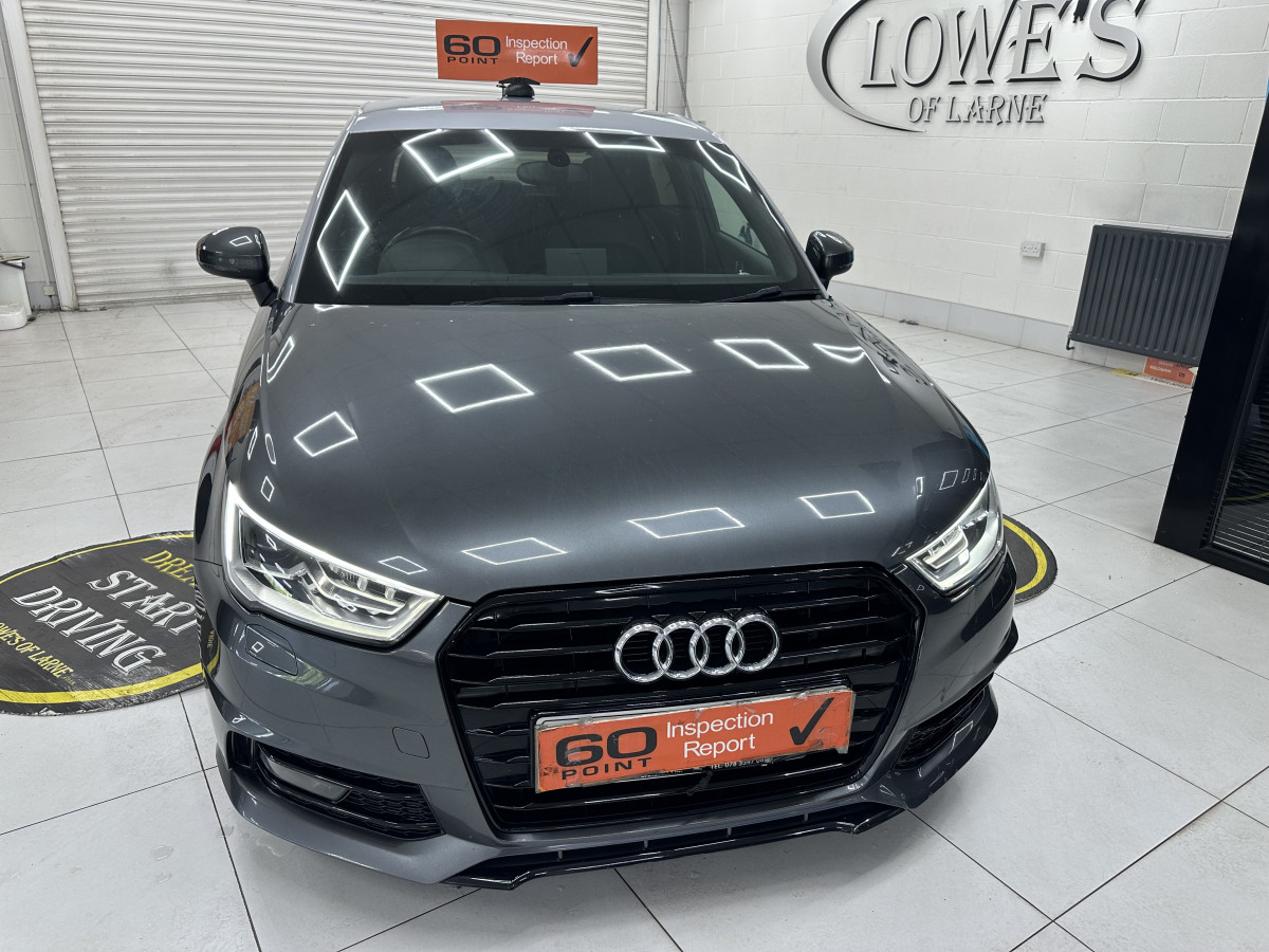 2017 (DEC) AUDI A1 1.6 TDi S LINE BLACK EDITION AUTOMATIC with BLACK LEATHER