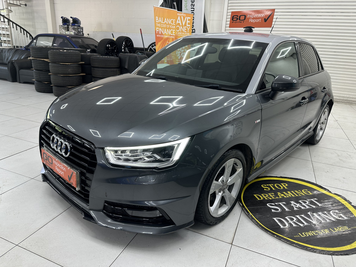 2017 (DEC) AUDI A1 1.6 TDi S LINE BLACK EDITION AUTOMATIC with BLACK LEATHER