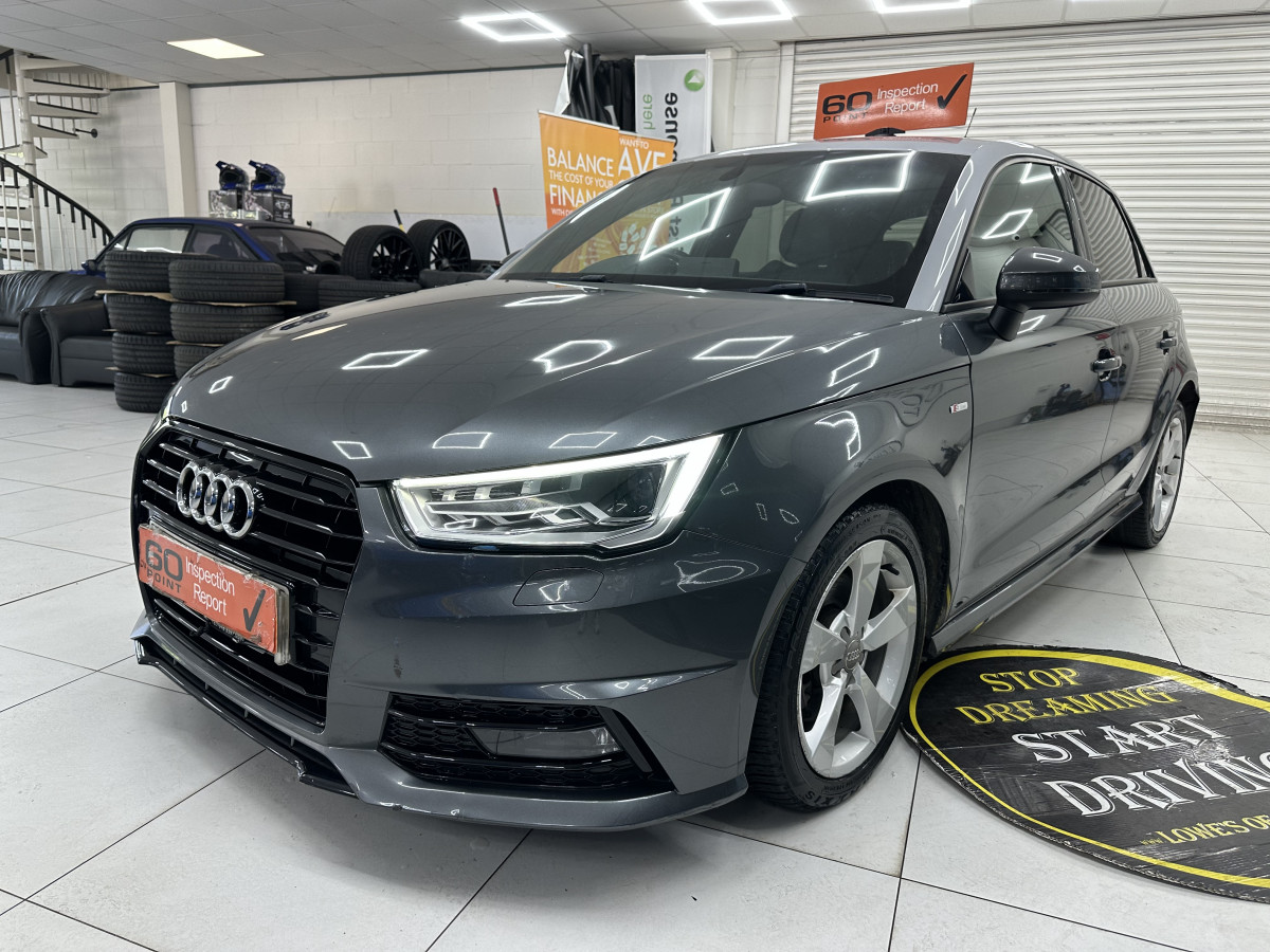 2017 (DEC) AUDI A1 1.6 TDi S LINE BLACK EDITION AUTOMATIC with BLACK LEATHER