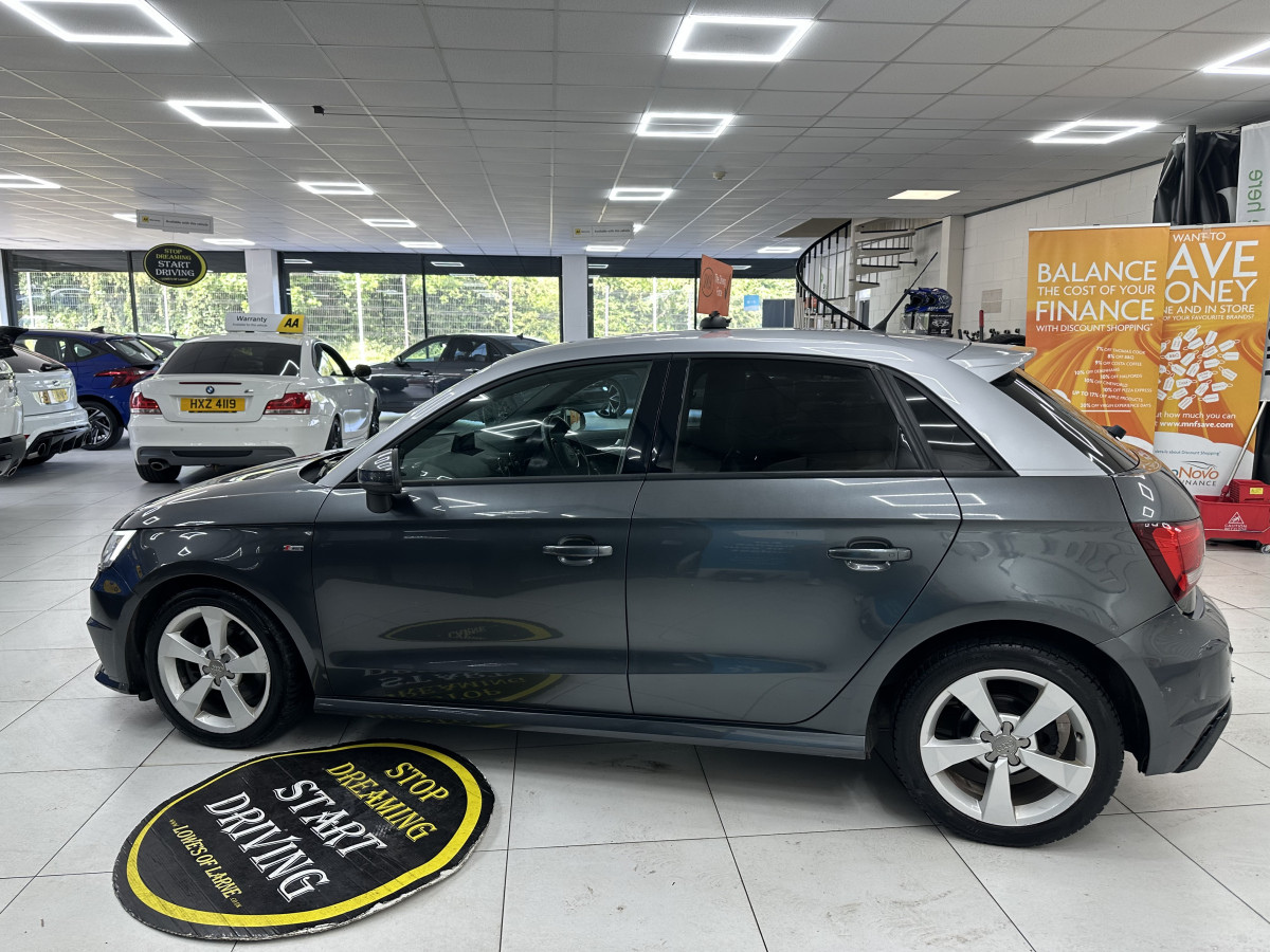 2017 (DEC) AUDI A1 1.6 TDi S LINE BLACK EDITION AUTOMATIC with BLACK LEATHER