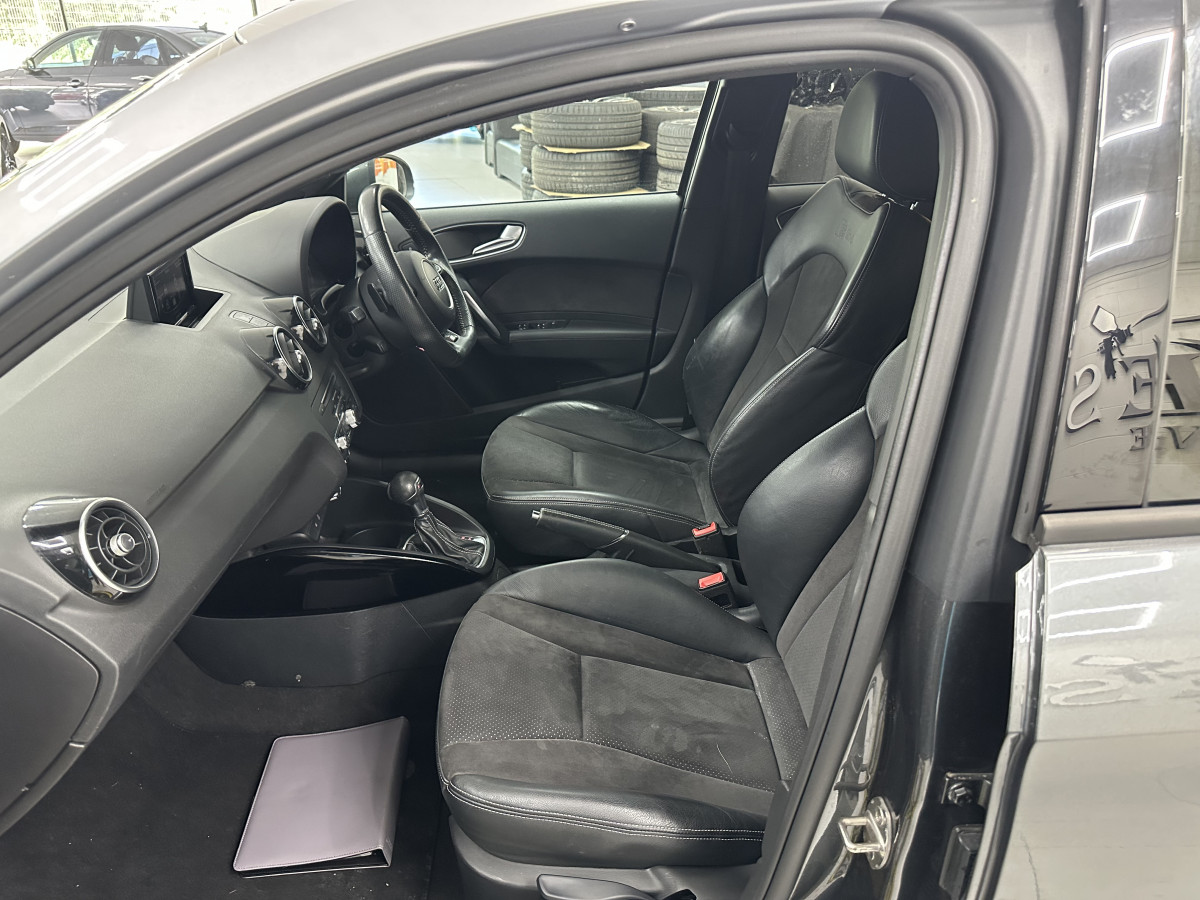 2017 (DEC) AUDI A1 1.6 TDi S LINE BLACK EDITION AUTOMATIC with BLACK LEATHER